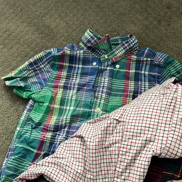 Boys 3/3T Button Down shirts bundle Janie and Jack / Ralph Lauren - Picture 4 of 7